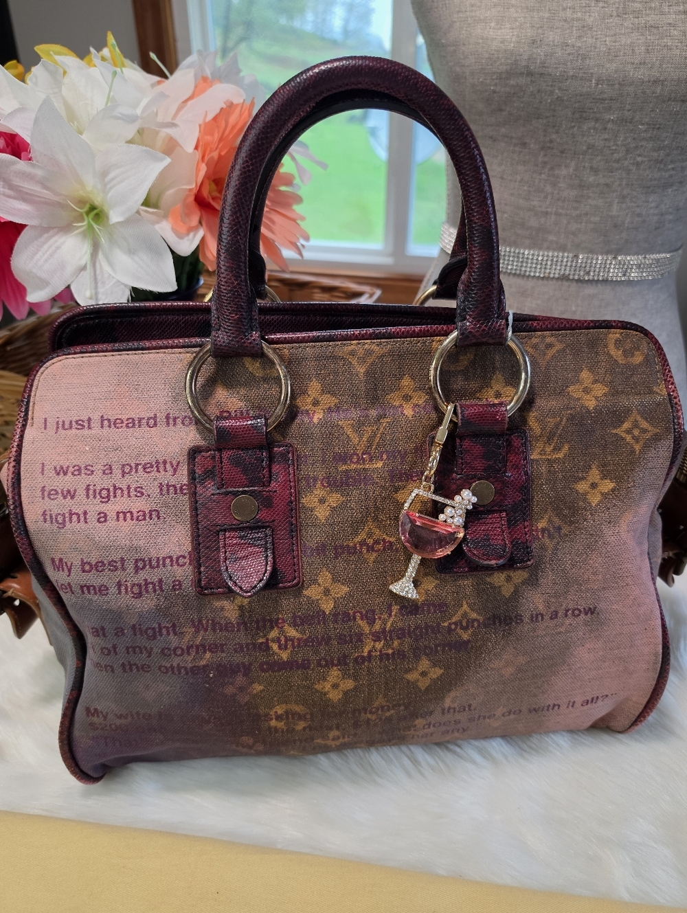 Louis Vuitton Limited Edition Graduate Jokes Satchel - Picture 15 of 15